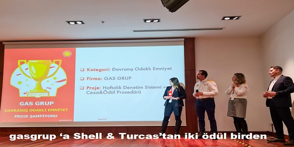 gasgrup a Shell & Turcastan iki ödül birden