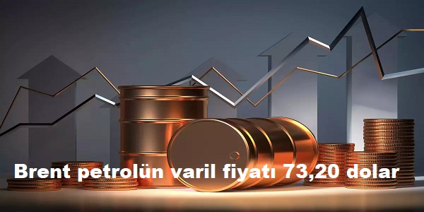 Brent petroln varil fiyat 73,20 dolar