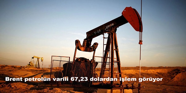 Brent petroln varili 67,23 dolardan ilem gryor 