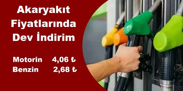 Akaryakt rnlerin de ndirim