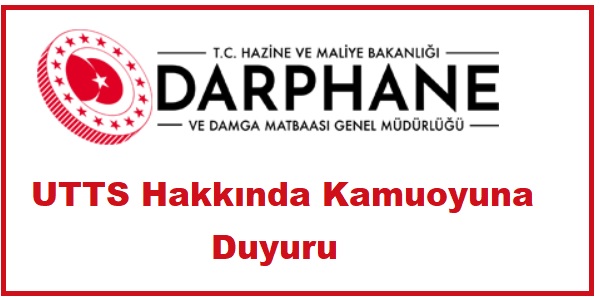UTTS Hakknda Kamuoyuna Duyuru