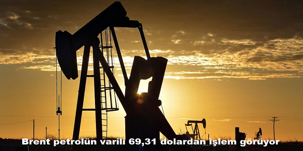 Brent petroln varili 69,31 dolar 