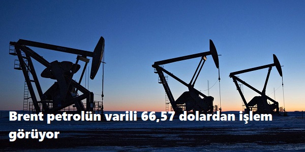 Brent petroln varili 66,57 dolardan ilem gryor