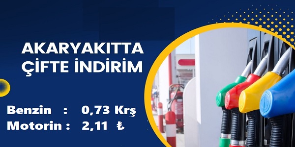 Akaryakt Fiyatlarnda  ndirim