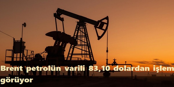 Brent petrol�n varili 83,10 dolardan i�lem g�r�yor