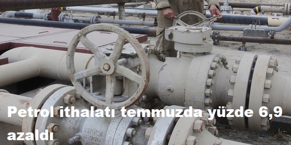 Petrol ithalat� temmuzda y�zde 6,9 azald�